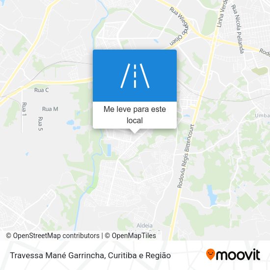 Travessa Mané Garrincha mapa