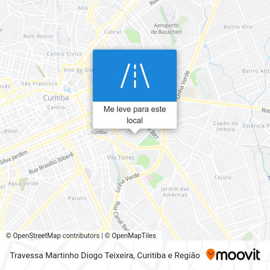 Travessa Martinho Diogo Teixeira mapa