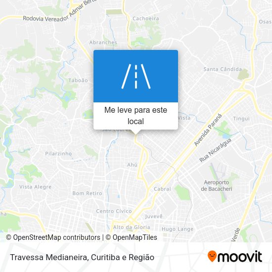 Travessa Medianeira mapa