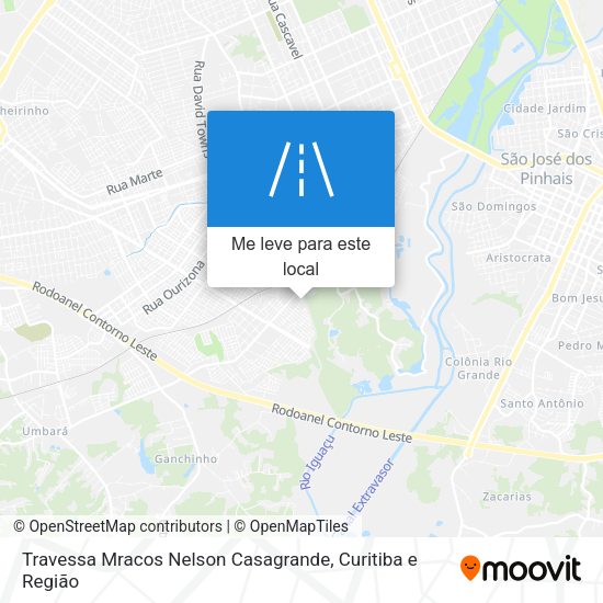 Travessa Mracos Nelson Casagrande mapa