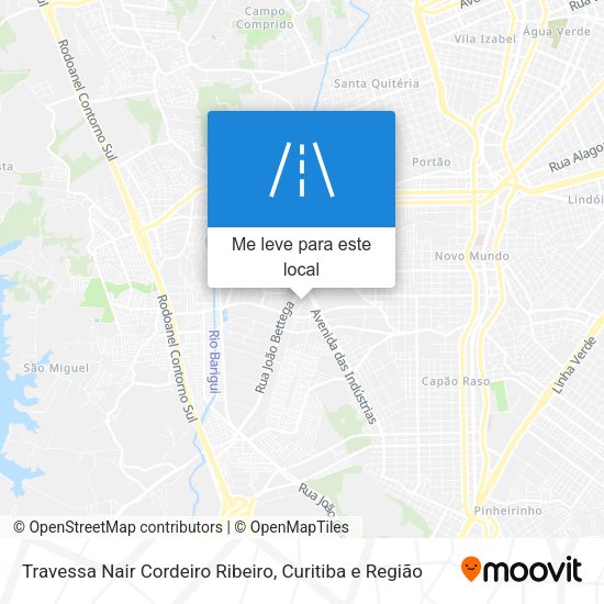 Travessa Nair Cordeiro Ribeiro mapa