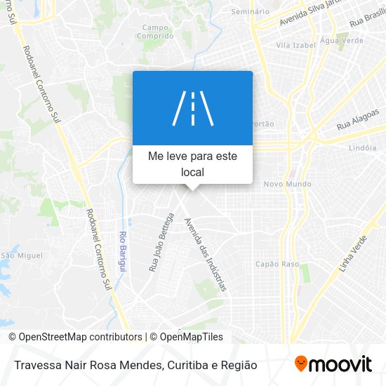Travessa Nair Rosa Mendes mapa