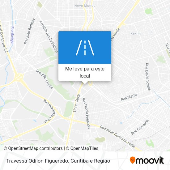 Travessa Odilon Figueredo mapa