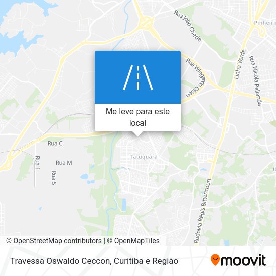 Travessa Oswaldo Ceccon mapa