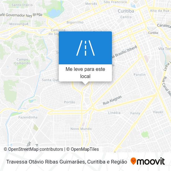 Travessa Otávio Ribas Guimarães mapa