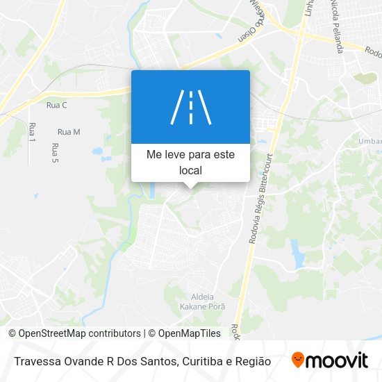 Travessa Ovande R Dos Santos mapa