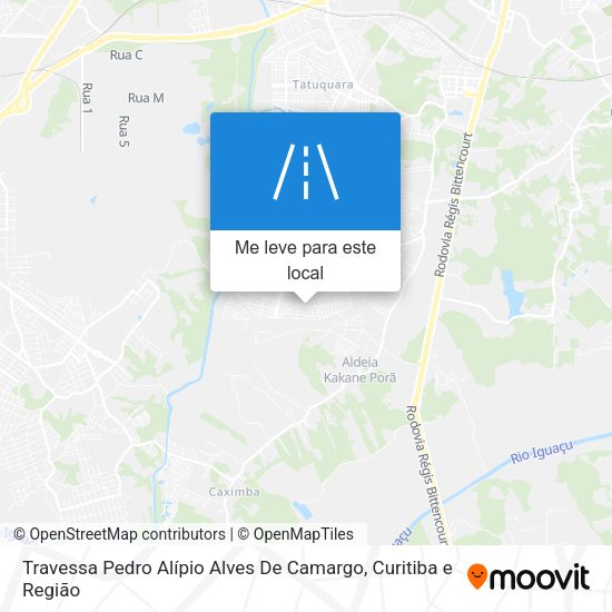 Travessa Pedro Alípio Alves De Camargo mapa