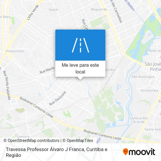 Travessa Professor Álvaro J Franca mapa