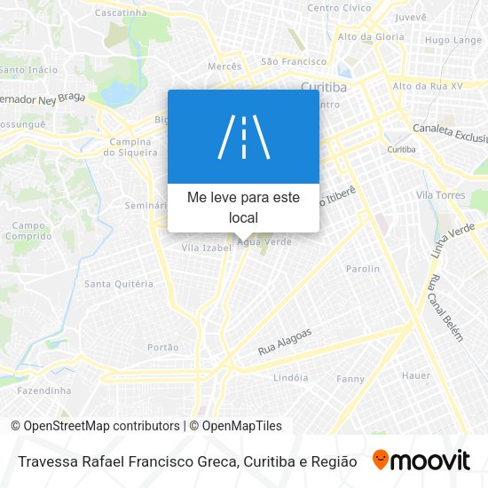 Travessa Rafael Francisco Greca mapa