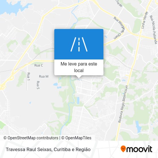 Travessa Raul Seixas mapa