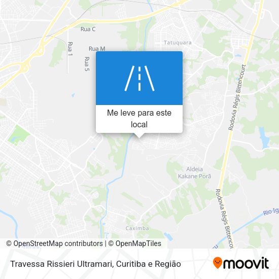Travessa Rissieri Ultramari mapa