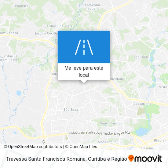 Travessa Santa Francisca Romana mapa