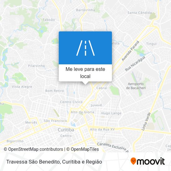 Travessa São Benedito mapa
