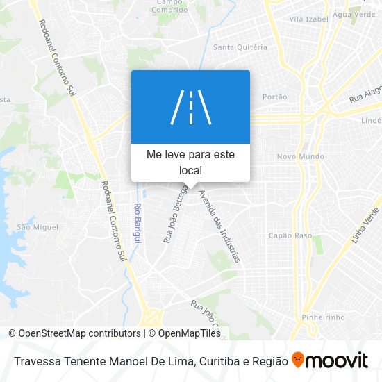 Travessa Tenente Manoel De Lima mapa