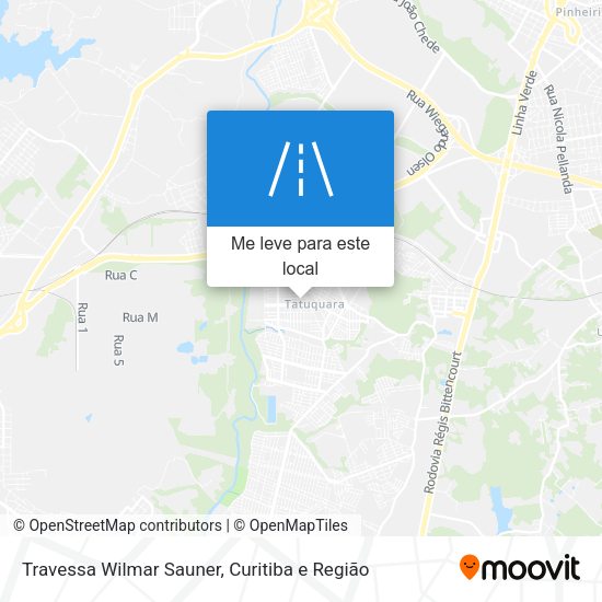 Travessa Wilmar Sauner mapa