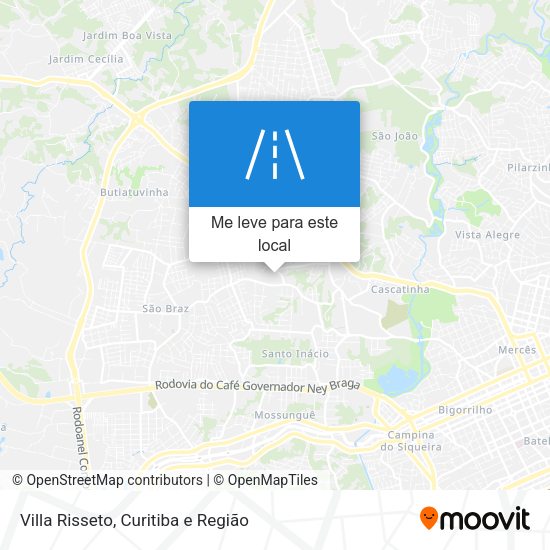 Villa Risseto mapa