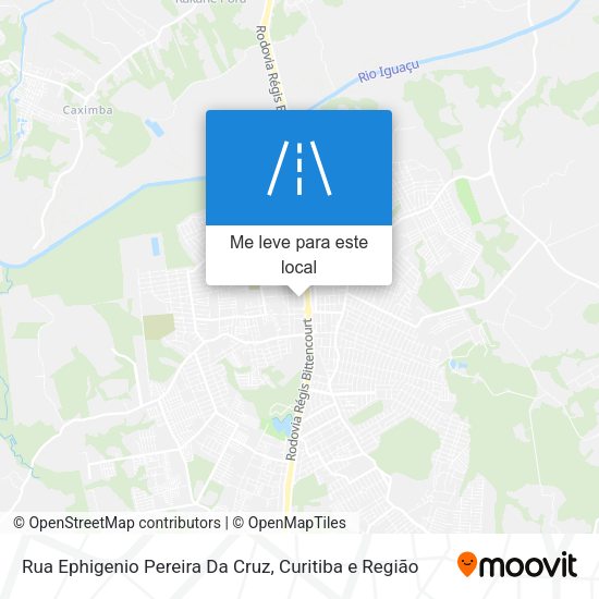 Rua Ephigenio Pereira Da Cruz mapa