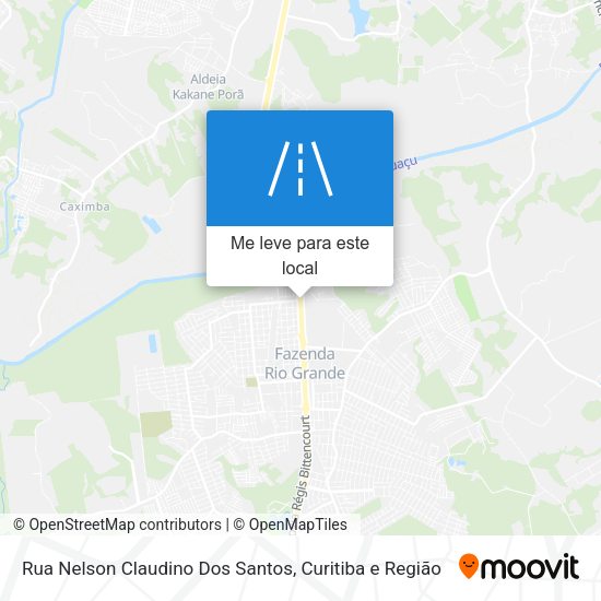 Rua Nelson Claudino Dos Santos mapa
