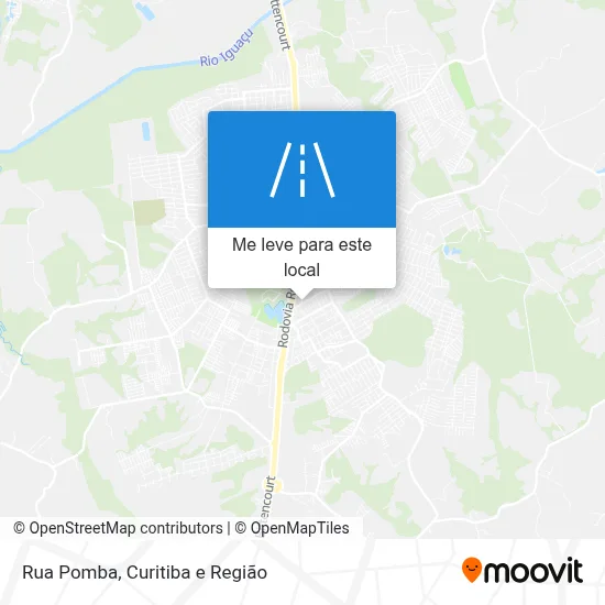 Rua Pomba mapa