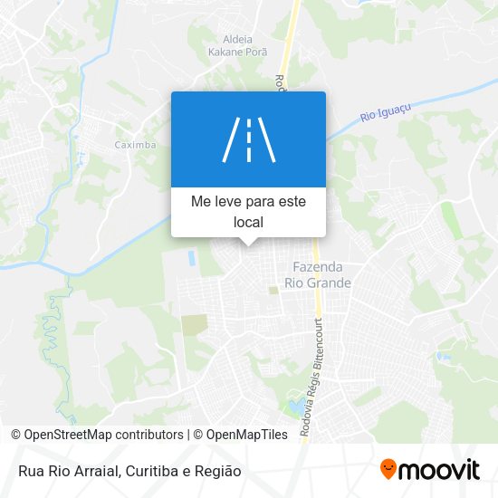 Rua Rio Arraial mapa
