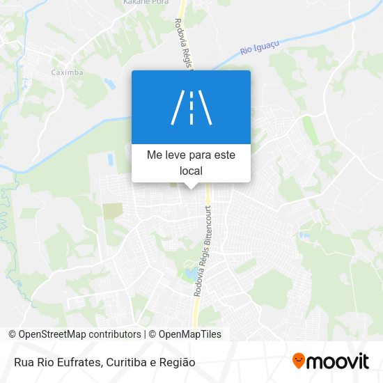 Rua Rio Eufrates mapa