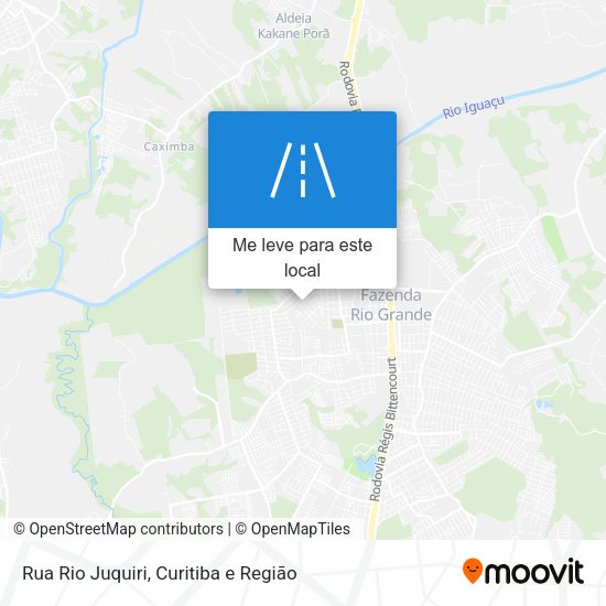 Rua Rio Juquiri mapa