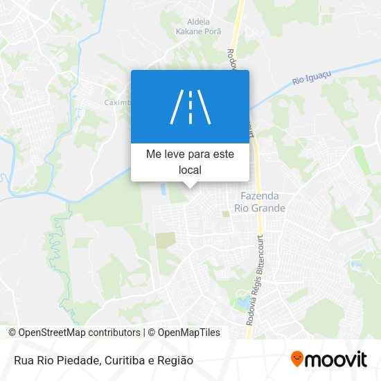 Rua Rio Piedade mapa