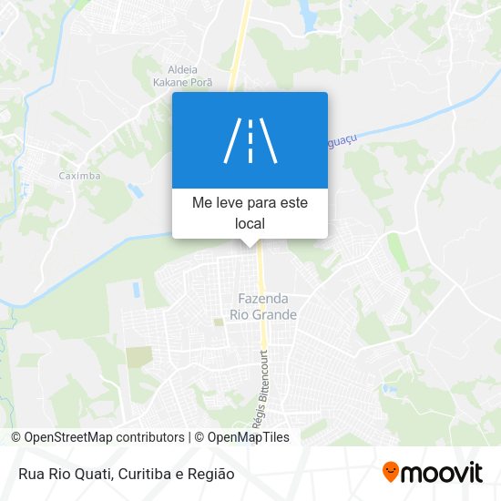 Rua Rio Quati mapa