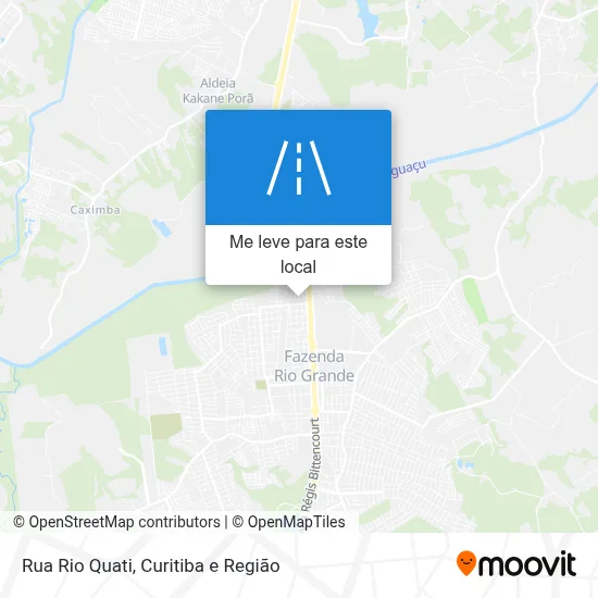 Rua Rio Quati mapa