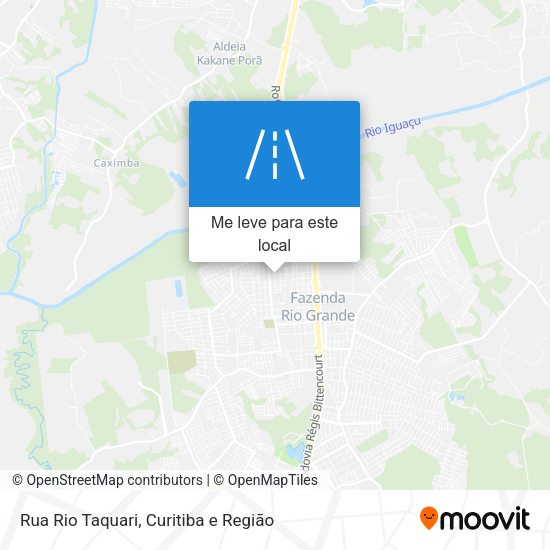 Rua Rio Taquari mapa