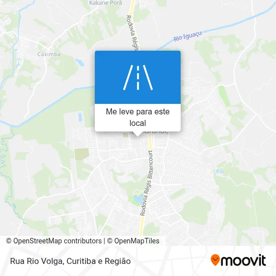 Rua Rio Volga mapa