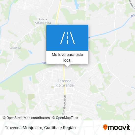 Travessa Monjoleiro mapa