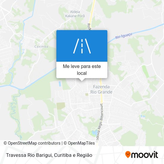 Travessa Rio Barigui mapa