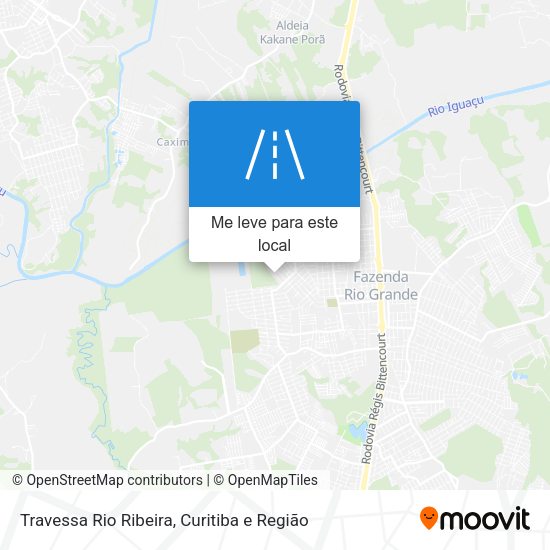 Travessa Rio Ribeira mapa