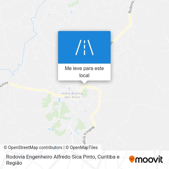 Rodovia Engenheiro Alfredo Sica Pinto mapa