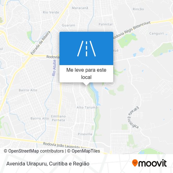 Avenida Uirapuru mapa