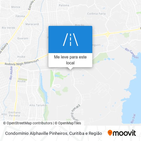 Condomínio Alphaville Pinheiros mapa