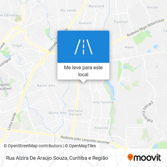 Rua Alzira De Araújo Souza mapa