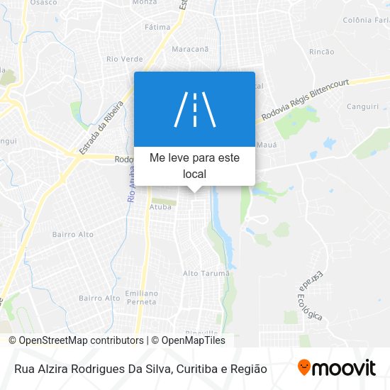 Rua Alzira Rodrigues Da Silva mapa