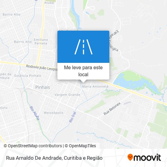 Rua Arnaldo De Andrade mapa