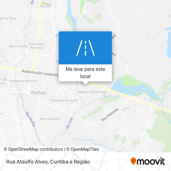 Rua Ataulfo Alves mapa