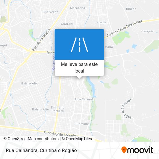 Rua Calhandra mapa