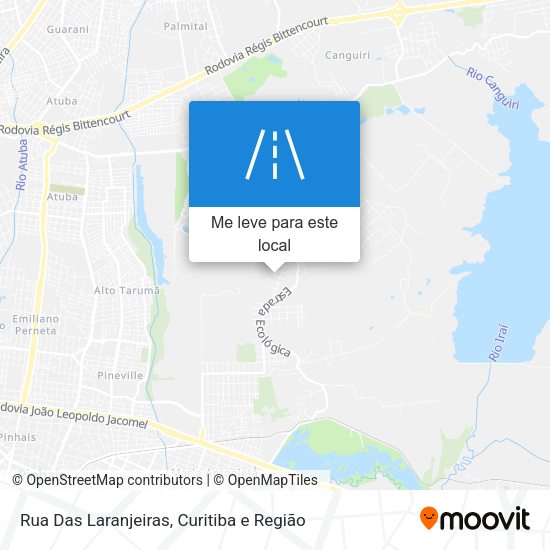 Rua Das Laranjeiras mapa