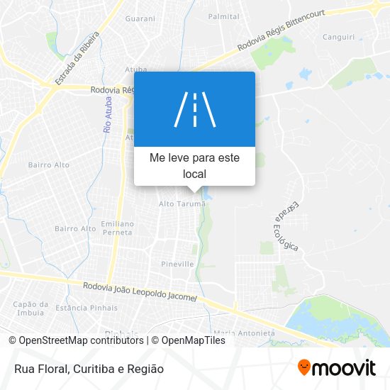 Rua Floral mapa