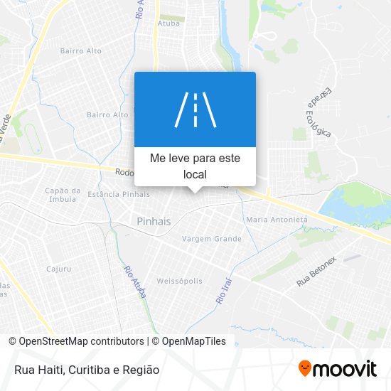 Rua Haiti mapa