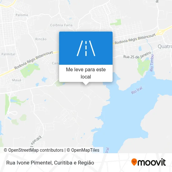 Rua Ivone Pimentel mapa