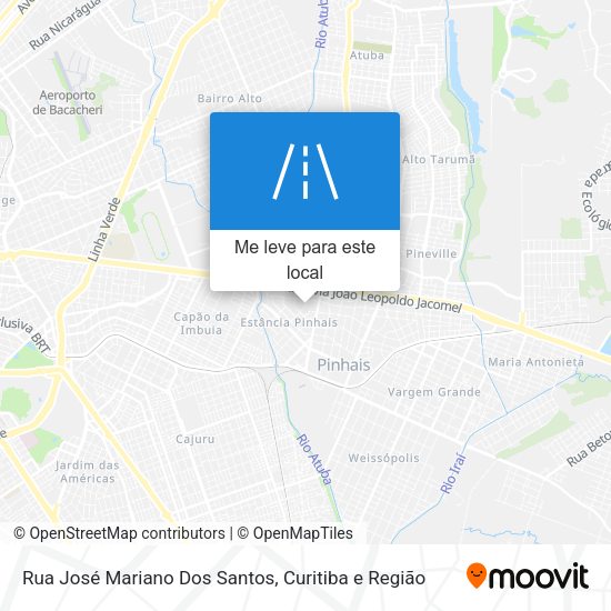 Rua José Mariano Dos Santos mapa