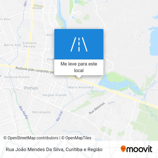 Rua João Mendes Da Silva mapa