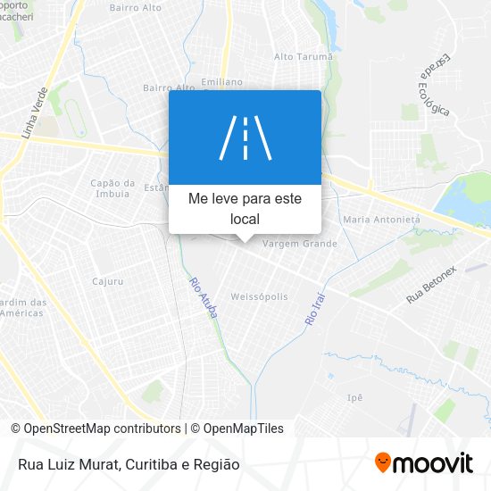 Rua Luiz Murat mapa