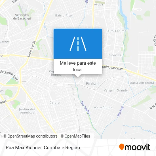 Rua Max Aichner mapa